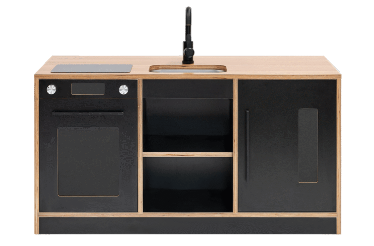 Kinder Kitchen and Breakfast Bar Black