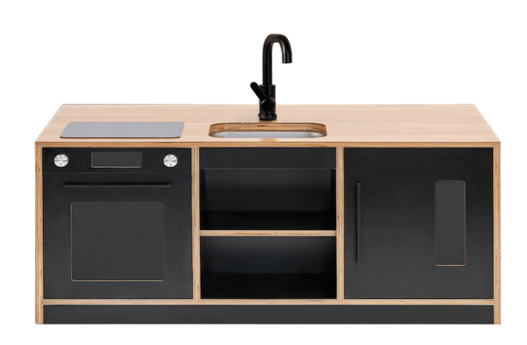 Toddler Kitchen and Breakfast Bar Black