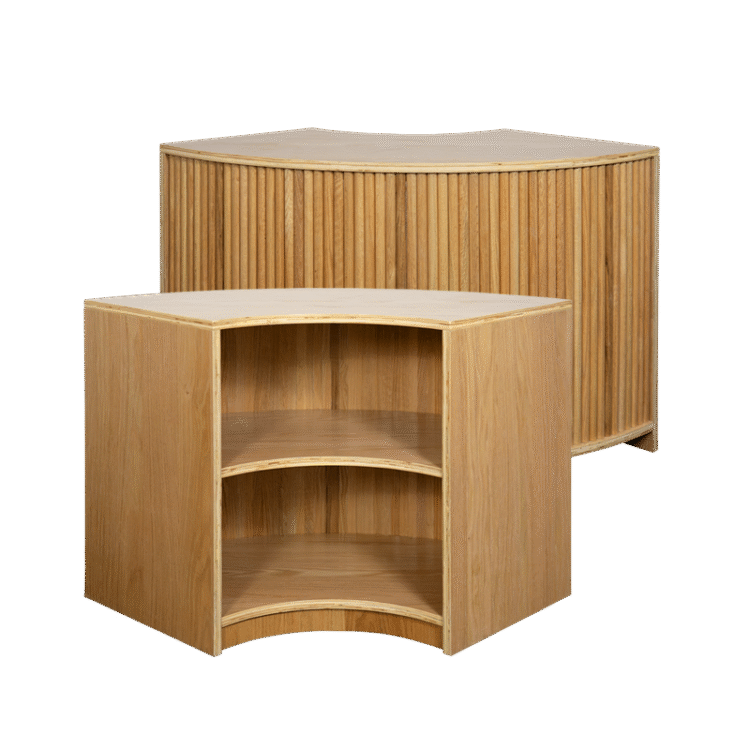 Fluted Corner Natural