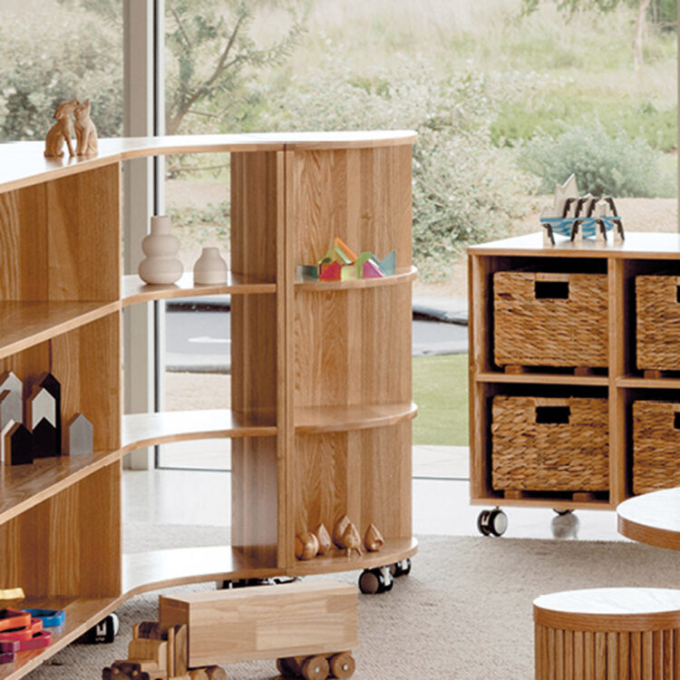 Tas Oak Flexispace Quarter Circle Tall