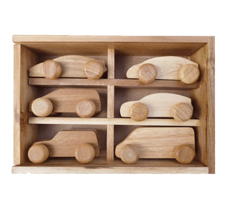 Timber Car Set