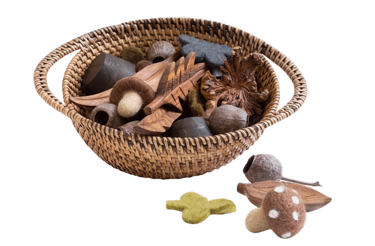 Natural Loose Parts Basket