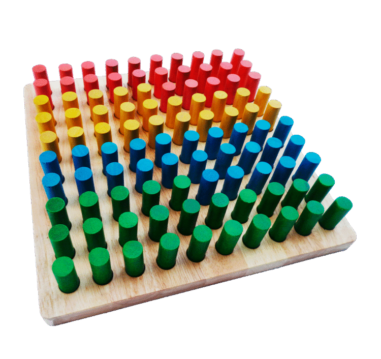 Wooden Peg Board
