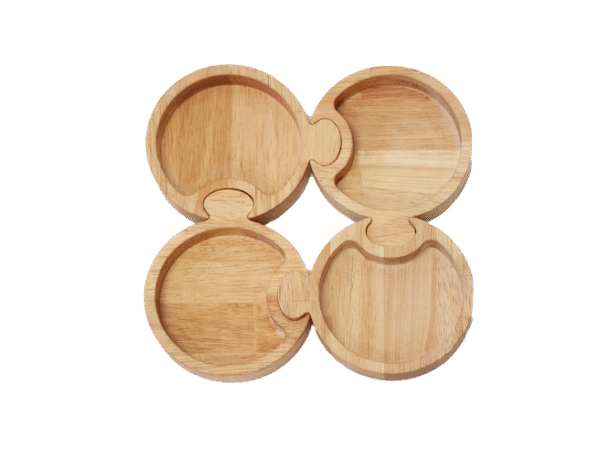 Round Puzzle Tray