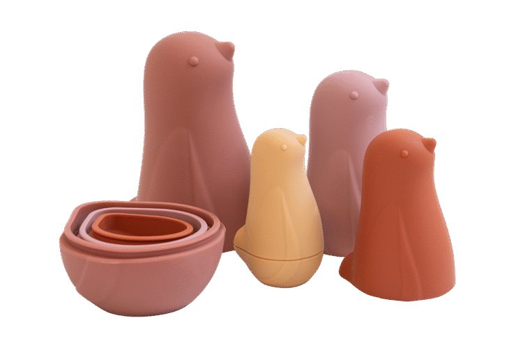 Silicone Nesting Birds