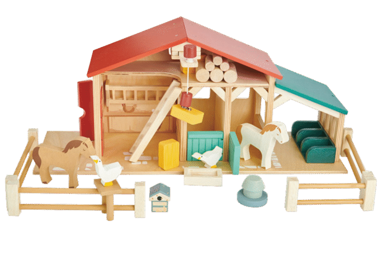 Wooden Farm Set