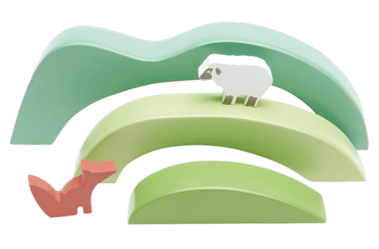 Wooden Green Hills View