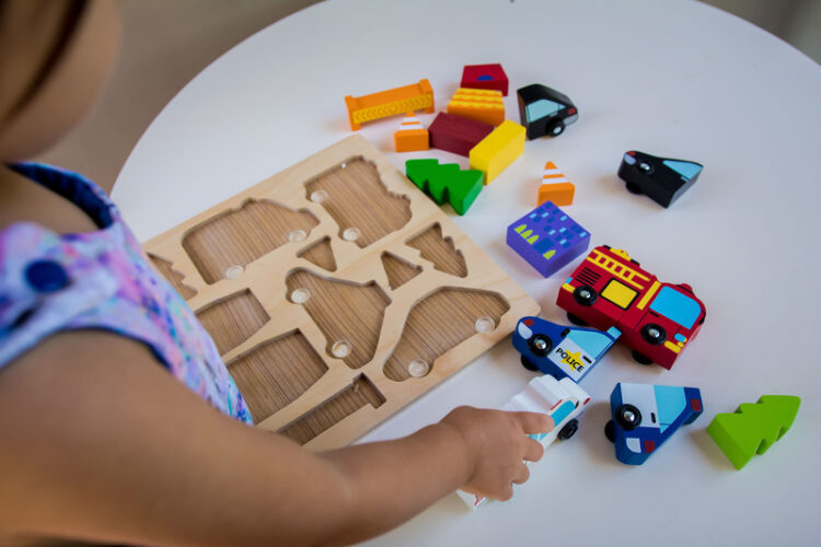 Vehicle Puzzle with Magnets