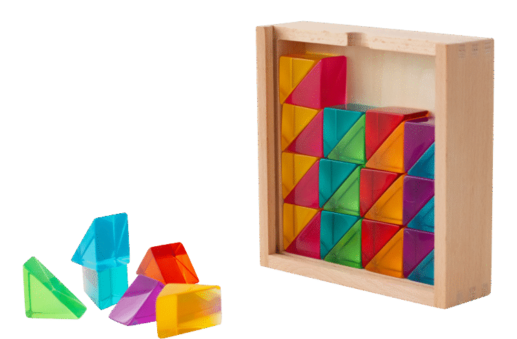 Small Triangles Translucent 32pc