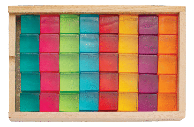 Lucite Cubes 40pc