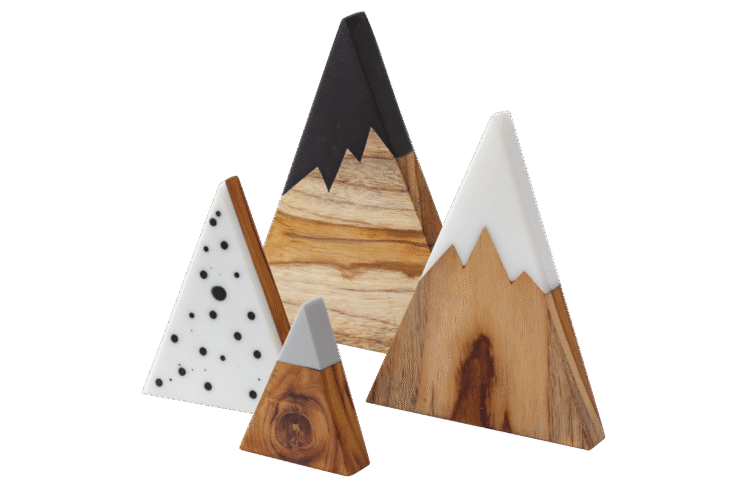 Resin Mountains 4pc