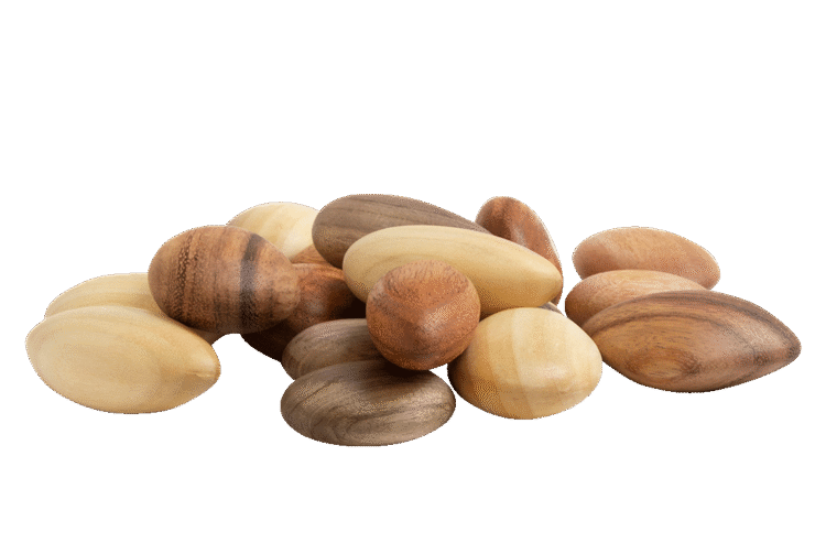Wooden Mini Pebbles