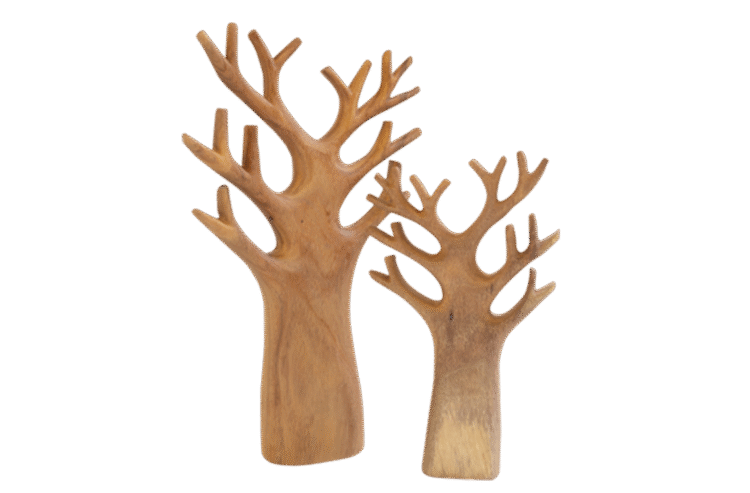 Carved Tree 2pc