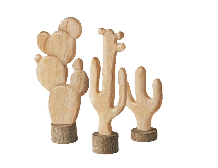 Cacti Trees 3pc