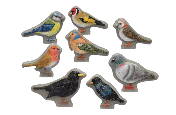 Bird Sensory Play Stones 8pc