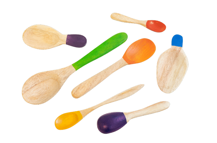 Rainbow Wooden Spoons