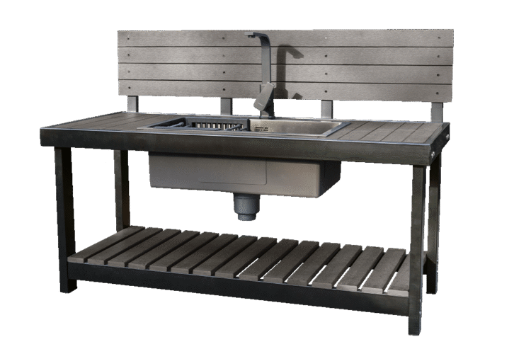 Mud Kitchen With Backboard