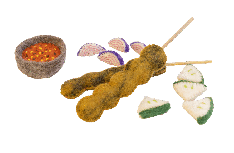 Felt Satay 11pc