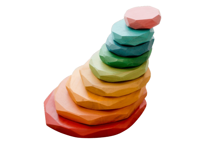 Coloured Stacking Stones