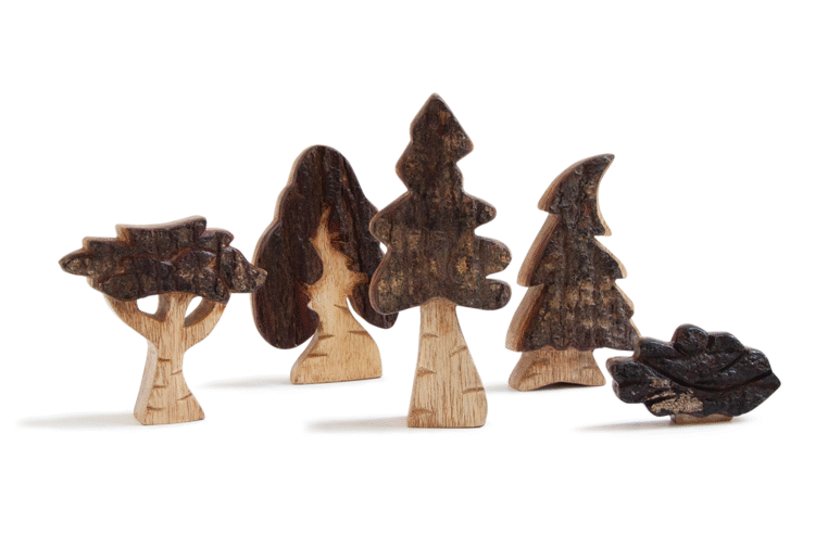 Tree Woodland 5pc
