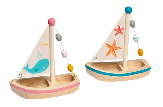 Wooden Sea Life Boats