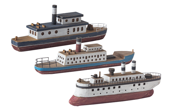 Trawler, Ferry, Cruise Ship 3pc