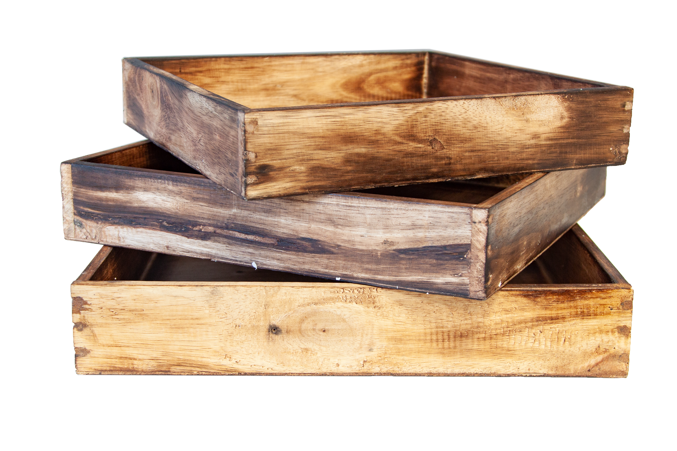 Rustic Nesting Trays