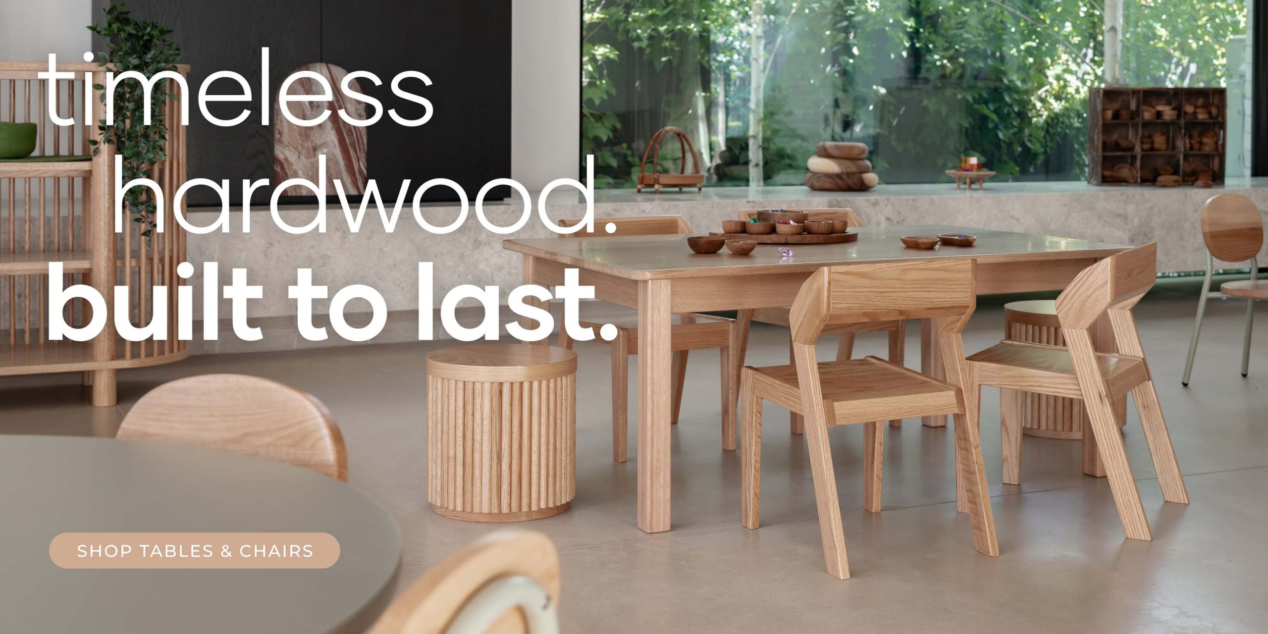 Timeless hardwood. Built to last.