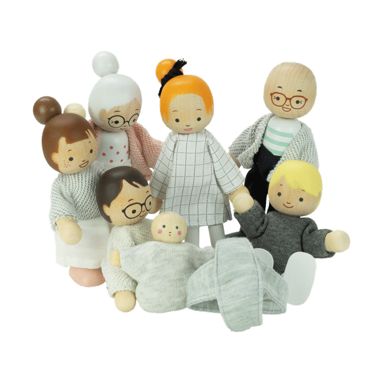 Doll House Family 6pc