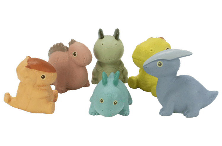 Silicone Dinosaurs 6pc