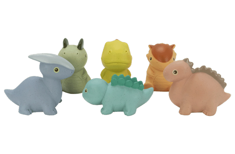 Silicone Dinosaurs 6pc