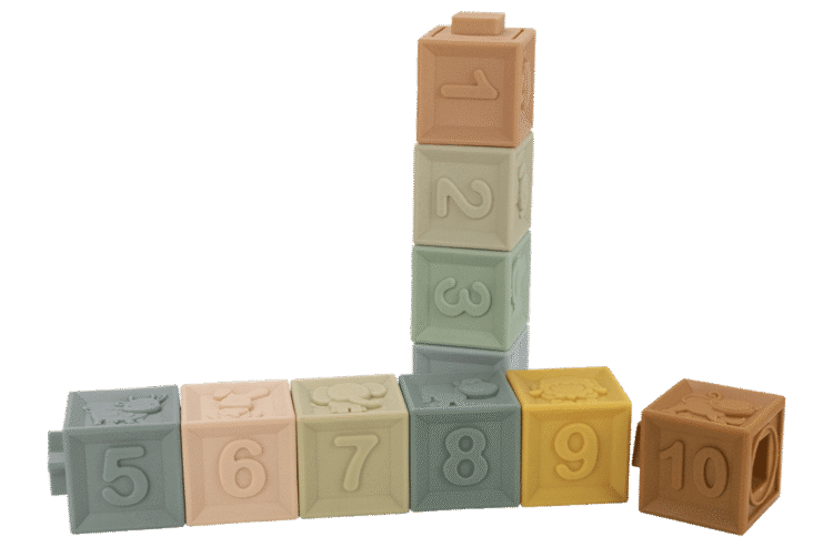Silicone Building Cubes 10pc