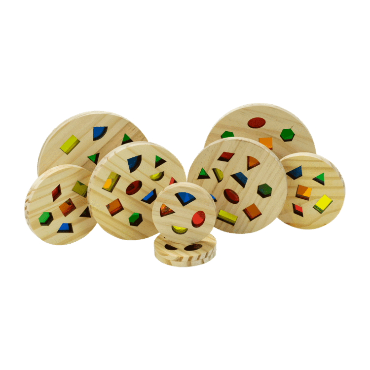 Light & Shadow Wooden Discs
