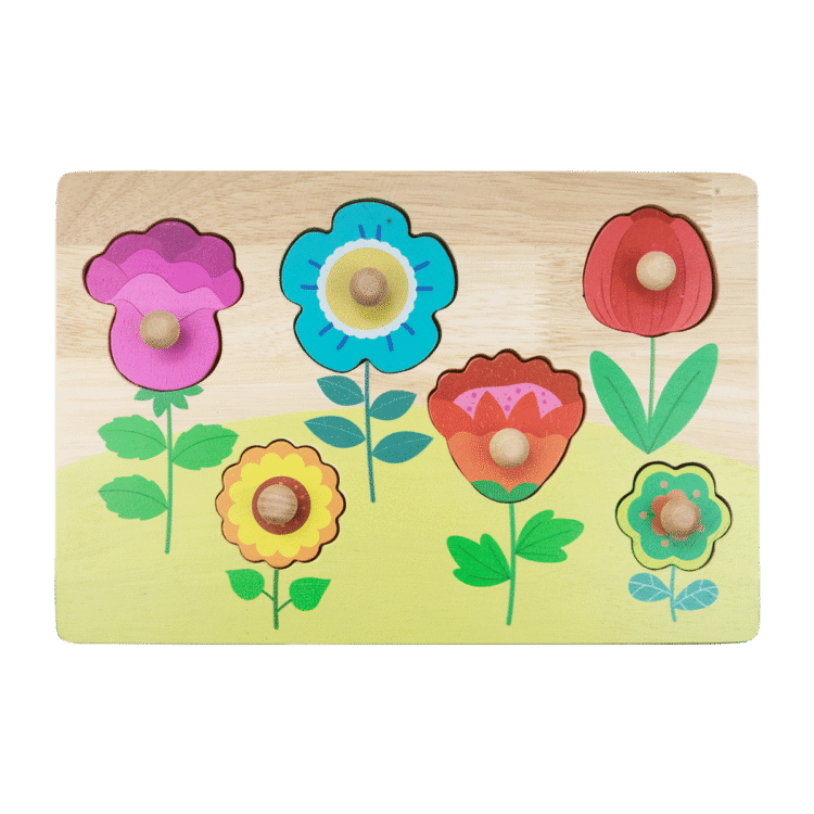 Flower Puzzle & Book Set