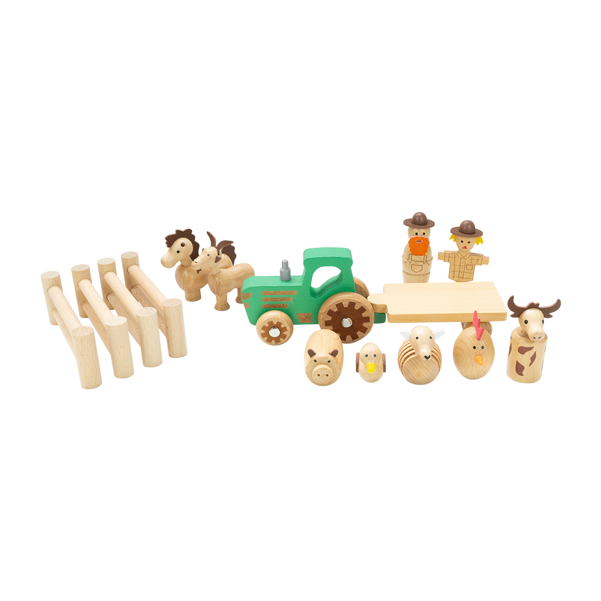 Wooden Farm Set