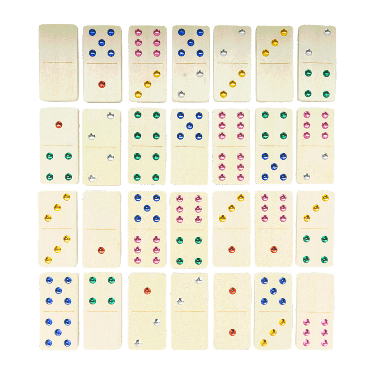 Wooden Gem Dominos