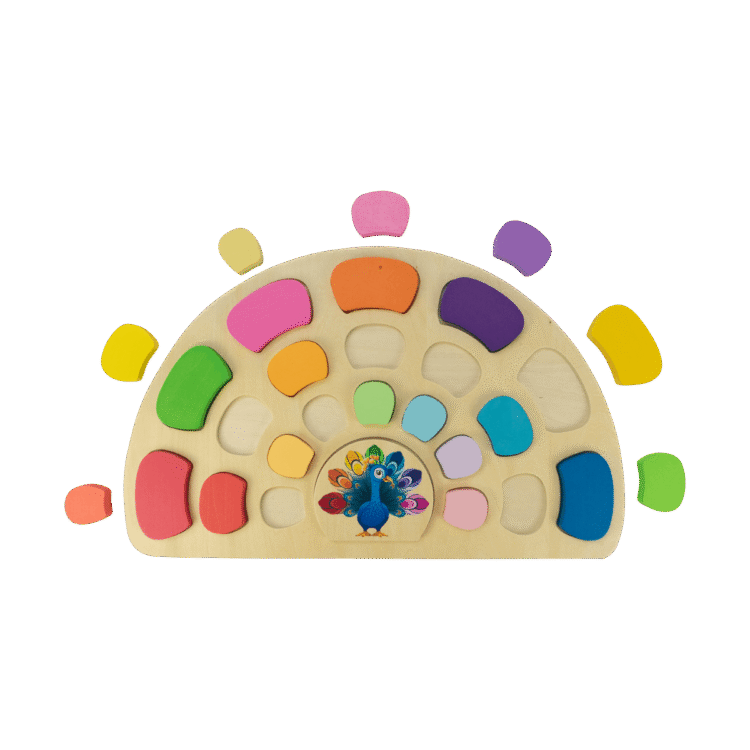 Pattern Peacock Stacking Toys