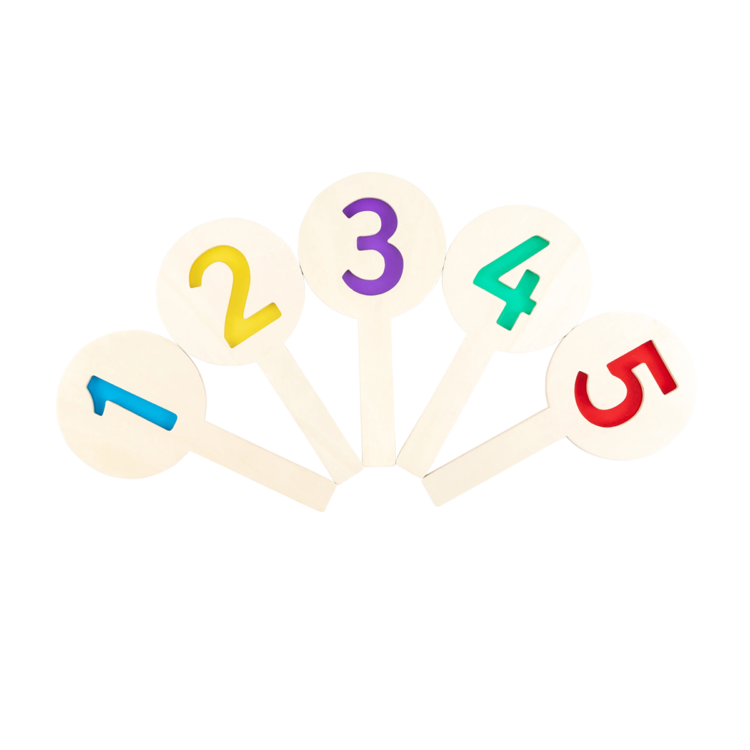 Light & Shadow Numbers 5pc
