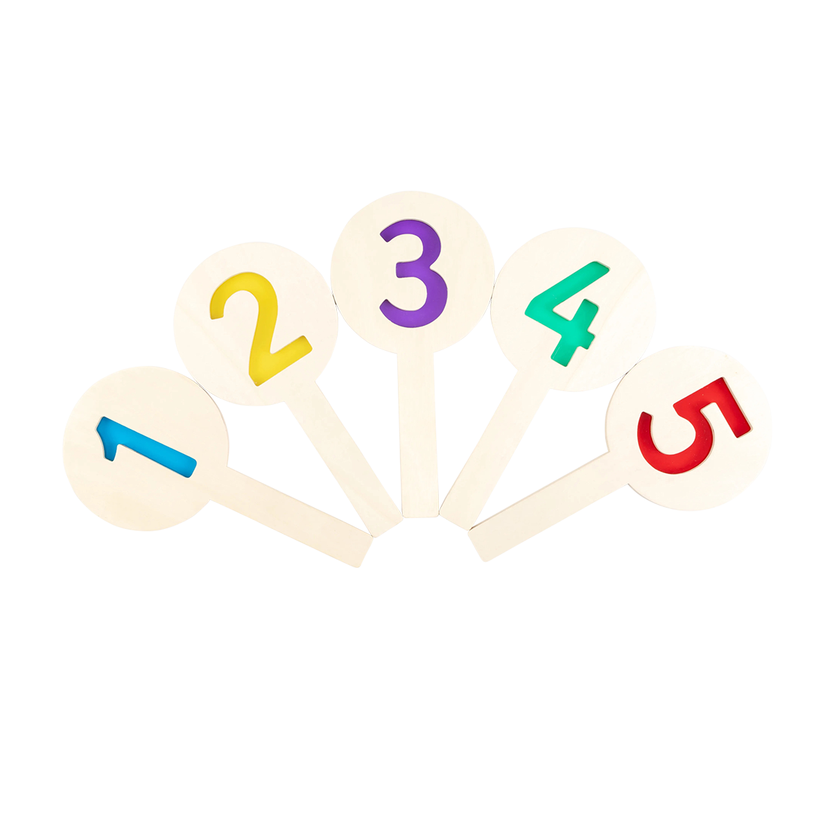 Light & Shadow Numbers 5pc