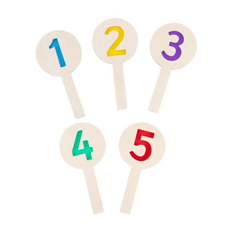 Light & Shadow Numbers 5pc