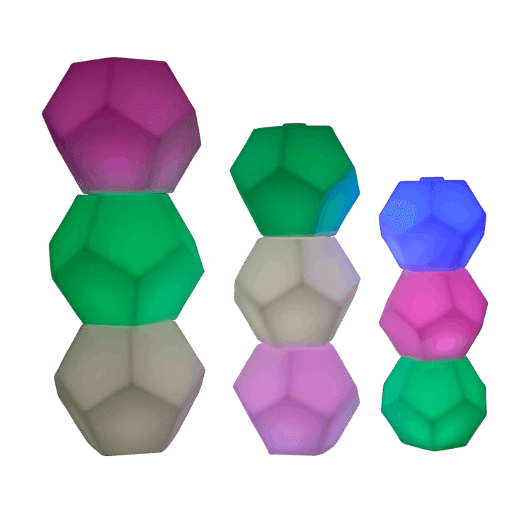 Light Up Boulders 9pc