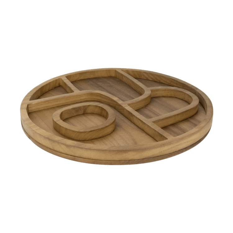 Organic loose parts sorting tray