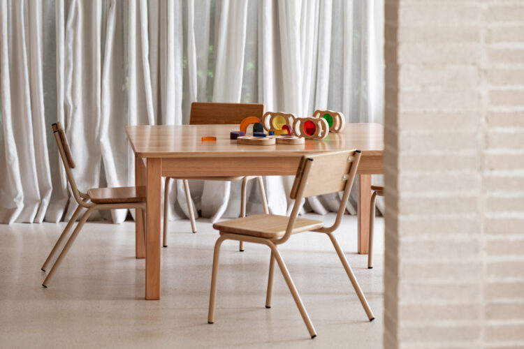 Tas Oak Hardwood Stackable Chair