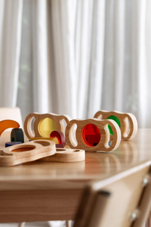Rainbow Handle Blocks 5pc