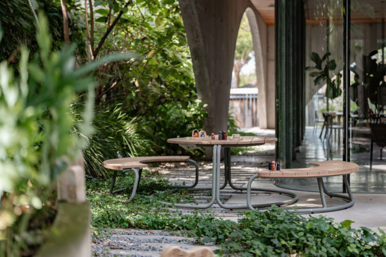Grove Outdoor Table & Benches