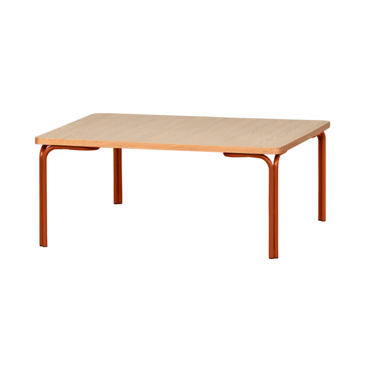 Ottie Rectangular Table 1200x600 Rust