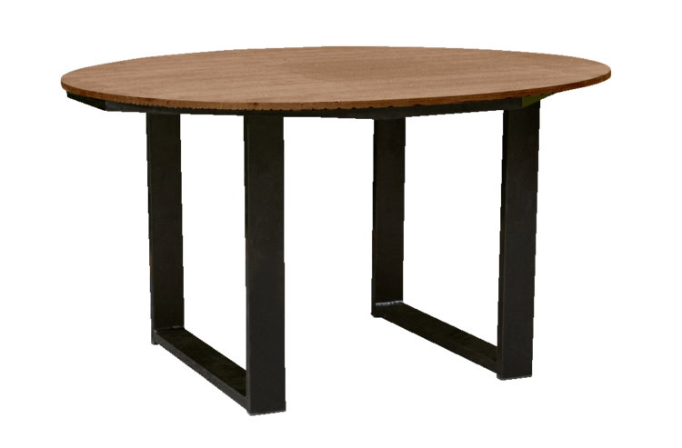 Jarrah U-Frame Round Outdoor Table