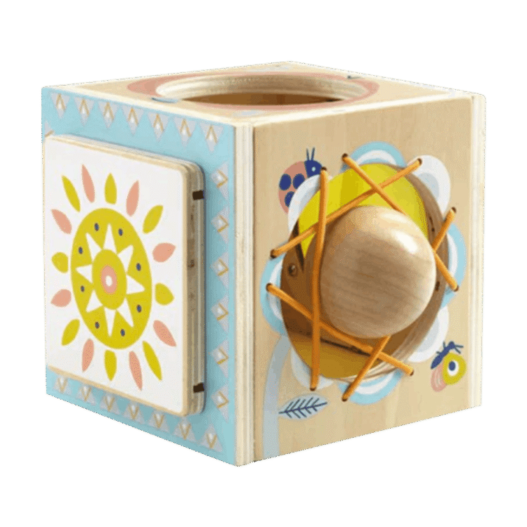 Baby hide and seek box