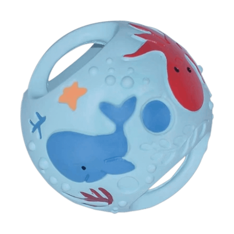Ocean natural rubber ball