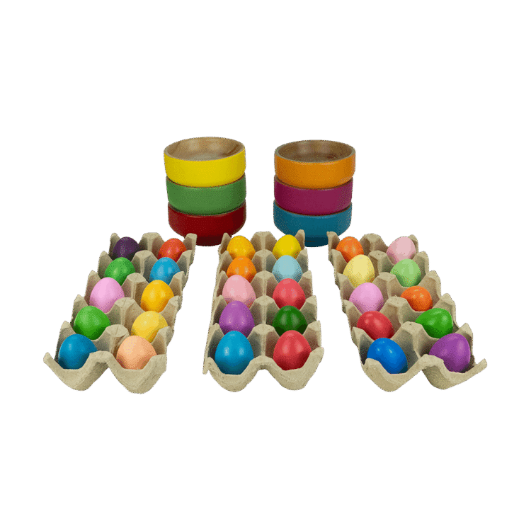 Wooden Rainbow Nests